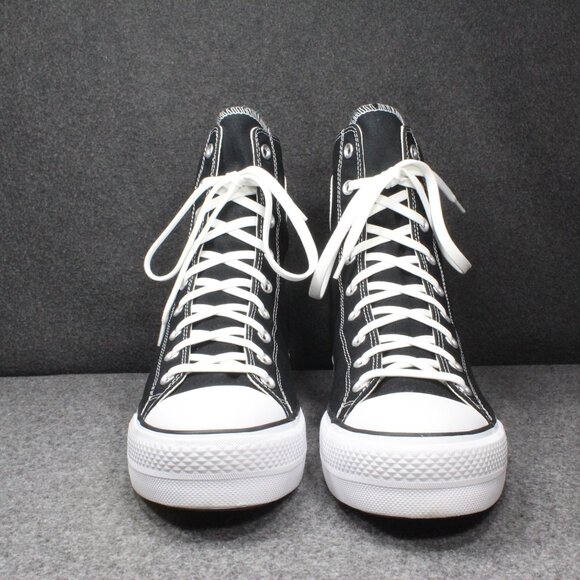Converse X-HI Extra Knee High Platform Canvas Sneakers Black White Mens Size 11 - Picture 4 of 12